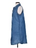 Unbranded 100% Polyester Blue Sleeveless Blouse Size 0L - photo 5