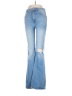 Forever 21 Hearts Blue Jeans Size 27 waist - photo 1
