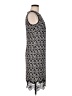 Maia Graphic Gray Casual Dress Size 6 - photo 4