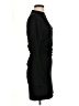 Zara Solid Black Casual Dress Size M - photo 4
