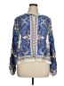 Ann Taylor LOFT Paisley Blue Long Sleeve Blouse Size XL - photo 1