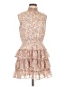 1.State 100% Polyester Paisley Tan Cocktail Dress Size L - photo 1