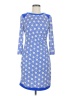 Donna Morgan Graphic Blue Casual Dress Size 6 - photo 1