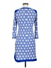 Donna Morgan Graphic Blue Casual Dress Size 6 - photo 2