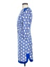 Donna Morgan Graphic Blue Casual Dress Size 6 - photo 5