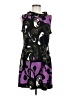 Alfani Graphic Purple Cocktail Dress Size M - photo 1