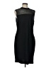 St. John Black Cocktail Dress Size 12 - photo 1