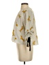 Zara Animal Print Ivory 3/4 Sleeve Blouse Size S - photo 5