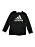 Adidas 100% Polyester Black Long Sleeve T-Shirt Size 7 - photo 1