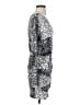 BCBGeneration Graphic Silver Cocktail Dress Size S - photo 4