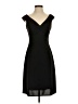 Laundry by Shelli Segal 100% Polyester Solid Black Cocktail Dress Size 2 - photo 1