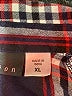 Attention 100% Viscose Plaid Black 3/4 Sleeve Button-Down Shirt Size XL - photo 7