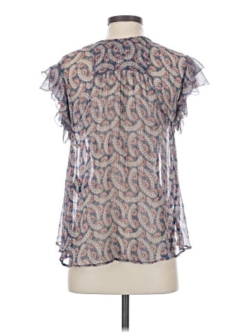 Étoile Isabel Marant Short Sleeve Silk Top (view 2)