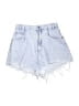 Zara Blue Denim Shorts Size 4 - photo 1