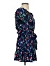 Slate & Willow Floral Blue Casual Dress Size XS - photo 4