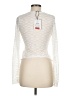 Bershka 100% Polymide Ivory White Long Sleeve Blouse Size M - photo 2