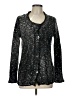 BCBGMAXAZRIA Silver Cardigan Size L - photo 1