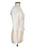 Bershka 100% Polymide Ivory White Long Sleeve Blouse Size M - photo 4