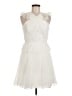 Theia 100% Polyester White Cocktail Dress Size 6 - photo 1