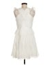 Theia 100% Polyester White Cocktail Dress Size 6 - photo 2