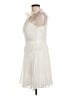 Theia 100% Polyester White Cocktail Dress Size 6 - photo 5