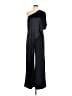 Adrianna Papell 100% Polyester Solid Black Jumpsuit Size 12 - photo 1