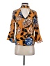 E&M Collection Orange 3/4 Sleeve Blouse Size S - photo 1
