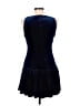 Zara Solid Blue Cocktail Dress Size M - photo 2