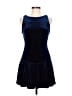 Zara Solid Blue Cocktail Dress Size M - photo 1