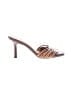 Anne Michelle Stripes Brown Sandals Size 8 - photo 1