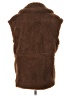 Express 100% Polyester Brown Faux Fur Vest Size S - photo 2