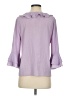 CeCe Purple 3/4 Sleeve Blouse Size S - photo 2