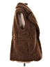 Express 100% Polyester Brown Faux Fur Vest Size S - photo 4