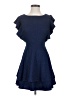 Midnight Doll Solid Blue Cocktail Dress Size XS - photo 1