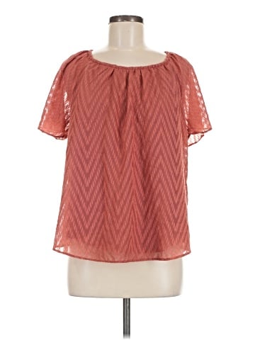 LC Lauren Conrad Short Sleeve Blouse (view 1)