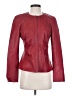 Lafayette 148 New York 100% Leather Red Jacket Size 4 - photo 1