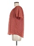 LC Lauren Conrad 100% Polyester Orange Short Sleeve Blouse Size M - photo 5