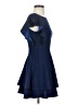 Midnight Doll Solid Blue Cocktail Dress Size XS - photo 4