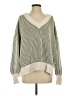 Aerie 100% Polyester Stripes Green Pullover Sweater Size S - photo 1
