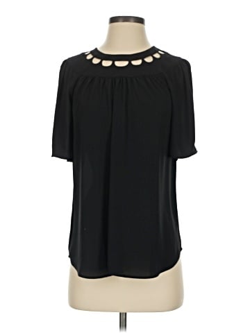 Ann Taylor Short Sleeve Blouse (view 1)