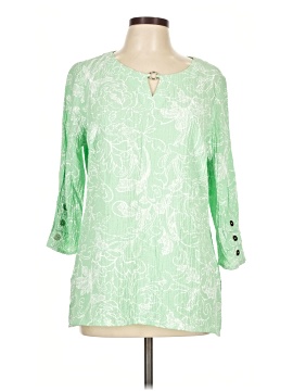 Jm Collection 3/4 Sleeve Blouse