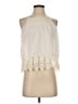 Zara Basic 100% Cotton Ivory Sleeveless Blouse Size S - photo 1