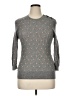 J.Crew Collection 100% Cashmere Hearts Gray Cashmere Pullover Sweater Size XL - photo 1