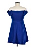 Cameo Solid Blue Cocktail Dress Size M - photo 2