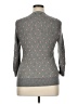 J.Crew Collection 100% Cashmere Hearts Gray Cashmere Pullover Sweater Size XL - photo 2