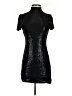 Haney Metallic Black Cocktail Dress Size 0 - photo 1