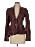 Nanette Lepore Burgundy Blazer Size 4 - photo 1