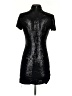 Haney Metallic Black Cocktail Dress Size 0 - photo 2