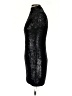 Haney Metallic Black Cocktail Dress Size 0 - photo 5