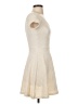 Soprano Solid Ivory Casual Dress Size XS - photo 4